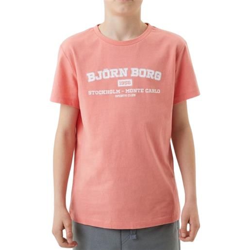 Björn Borg maglietta per ragazzi Björn Borg sthlm t-shirt - burnt coral