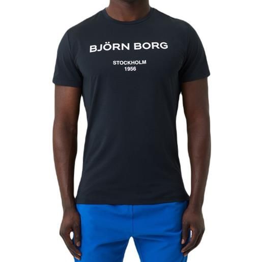 Björn Borg t-shirt da uomo Björn Borg print t-shirt - black beauty