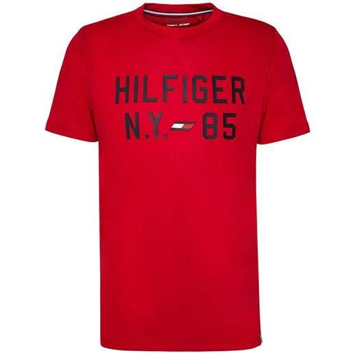 Tommy Hilfiger t-shirt da uomo Tommy Hilfiger graphic s/s training tee - primary red