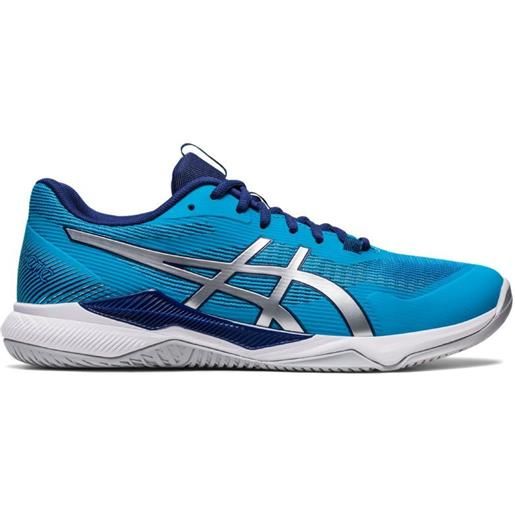 Asics scarpe da uomo per badminton/squash Asics gel-tactic - island blue/pure silver