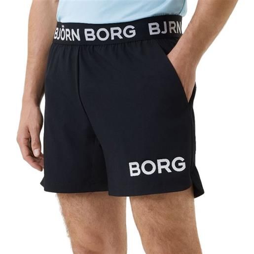 Björn Borg pantaloncini da tennis da uomo Björn Borg short shorts - black beauty