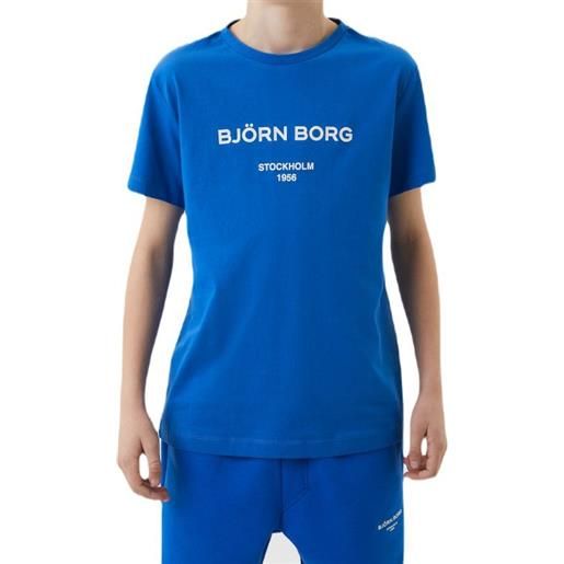 Björn Borg maglietta per ragazzi Björn Borg logo t-shirt - naturical blue