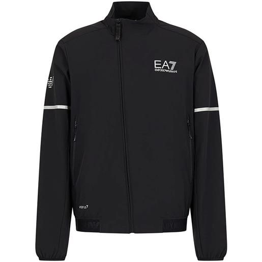 EA7 felpa da tennis da uomo EA7 woven bomber jacket - black