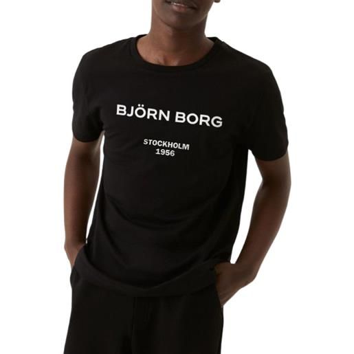 Björn Borg maglietta per ragazzi Björn Borg logo t-shirt - beauty black