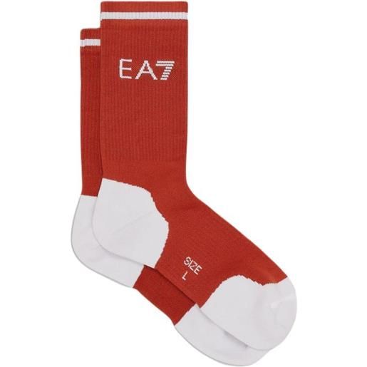 EA7 calzini da tennis EA7 tennis pro socks 1p - spice route/white
