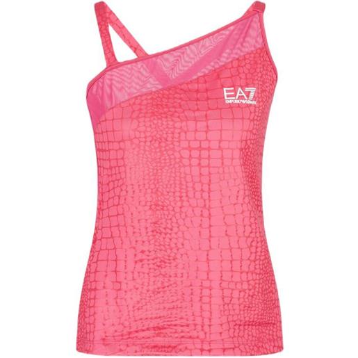 EA7 top da tennis da donna EA7 woman jersey tank - fancy pink yarrow