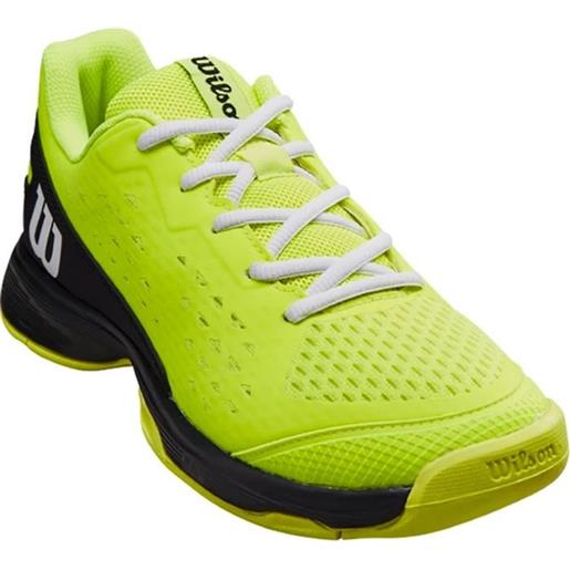 Wilson scarpe da tennis bambini Wilson rush pro jr l - safety yellow/black/white