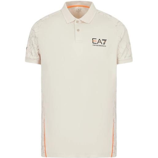 EA7 polo da tennis da uomo EA7 man jersey polo shirt - rainy day