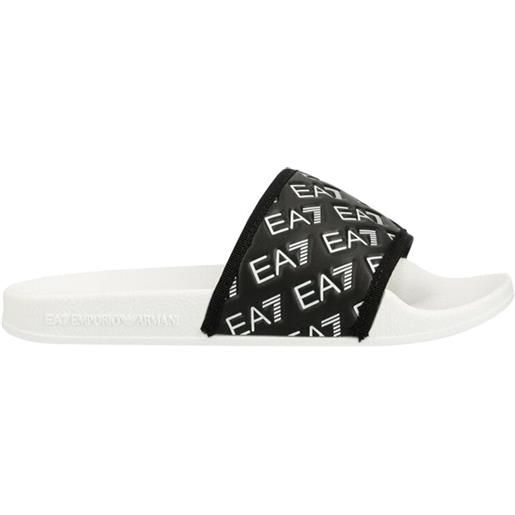 EA7 ciabatte EA7 shoes beachwear - black/white