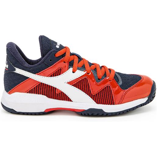 Diadora scarpe da tennis bambini Diadora b. Icon 2 y - blue corsair/white/fiery red