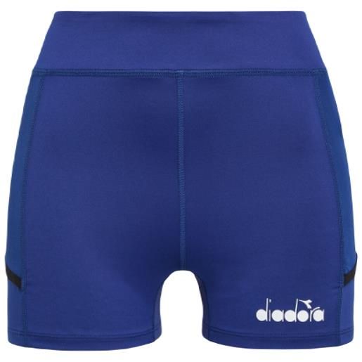 Diadora pantaloncini da tennis da donna Diadora l. Short tights pocket - blue print