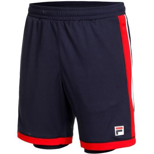 Fila pantaloncini da tennis da uomo Fila shorts fabio - navy/fila red