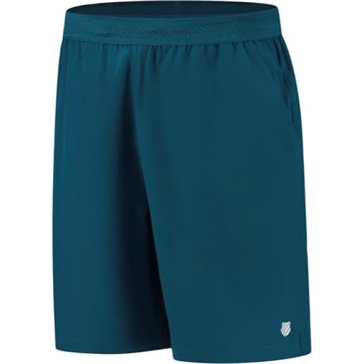 K-Swiss pantaloncini da tennis da uomo K-Swiss tac hypercourt short 8 inch - blue opal