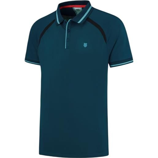 K-Swiss polo da tennis da uomo K-Swiss tac hypercourt polo 5 - blue opal