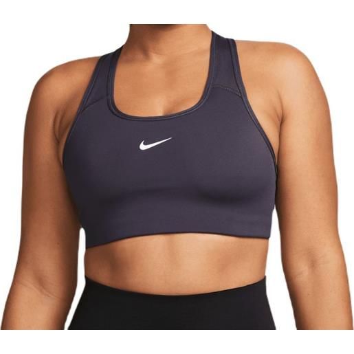 Nike reggiseno Nike swoosh bra pad - gridiron/white