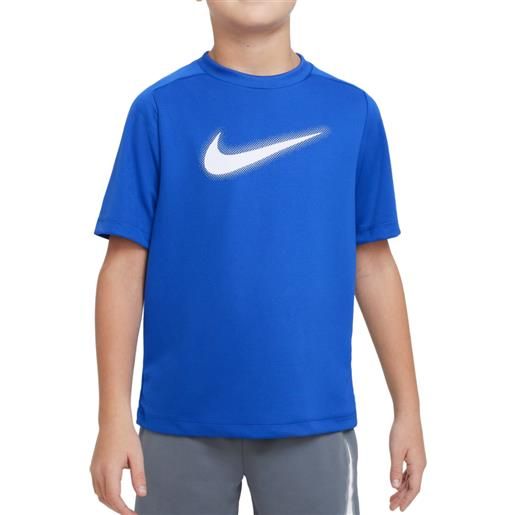 Nike maglietta per ragazzi Nike dri-fit multi+ top - game royal/white