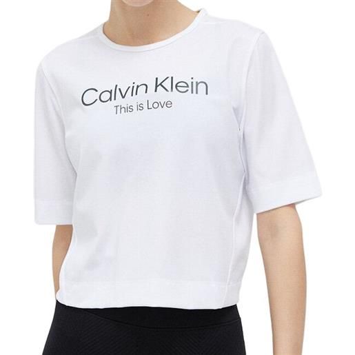 Calvin Klein maglietta donna Calvin Klein wo ss t-shirt (boxy) - bright white