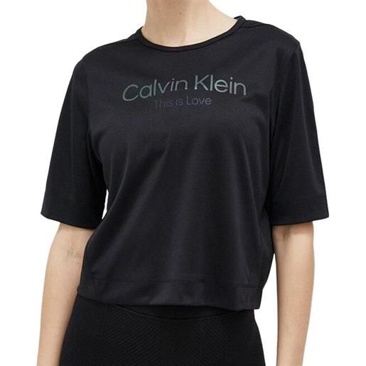 Calvin Klein maglietta donna Calvin Klein wo ss t-shirt (boxy) - black beauty