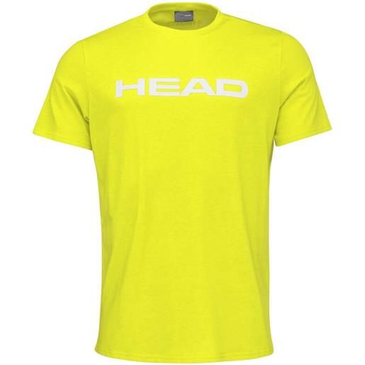 Head maglietta per ragazzi Head club basic t-shirt - yellow