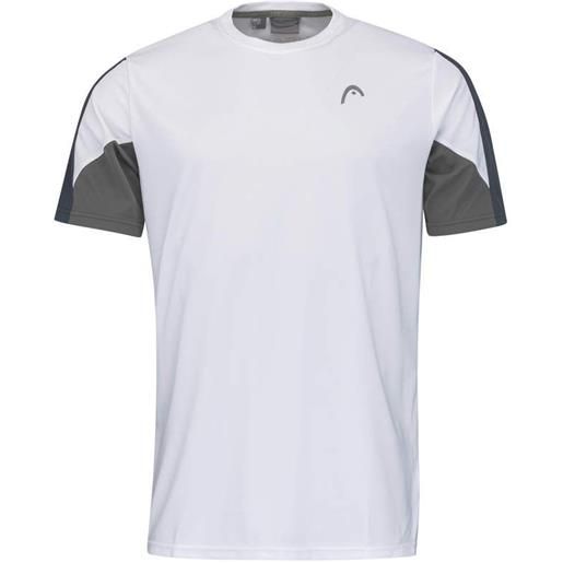 Head maglietta per ragazzi Head club 22 tech t-shirt boys - white/navy