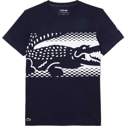 Lacoste t-shirt da uomo Lacoste tennis x novak djokovic t-shirt - navy blue