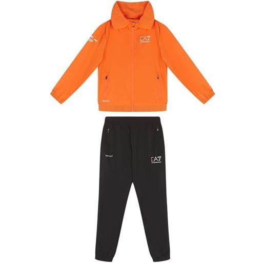 EA7 tuta per ragazzi EA7 boy woven tracksuit - orange/black