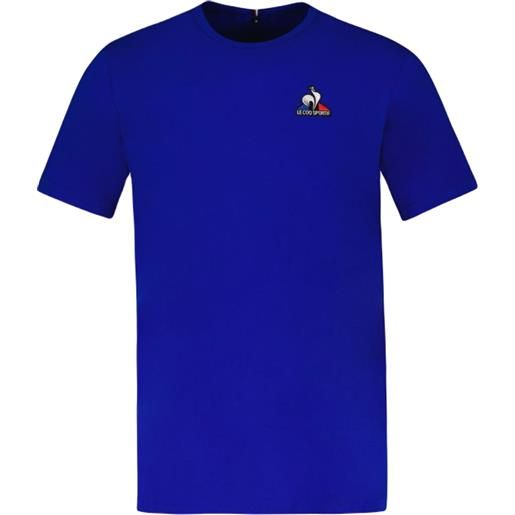 Le Coq Sportif t-shirt da uomo Le Coq Sportif ess tee short sleeve n°4 ss23 - bleu electro
