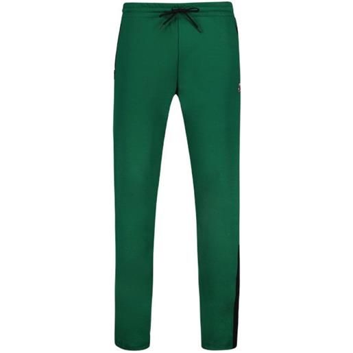 Le Coq Sportif pantaloni da tennis da uomo le coq tech pant tapered n°1 ss23 - vert foncé camuset