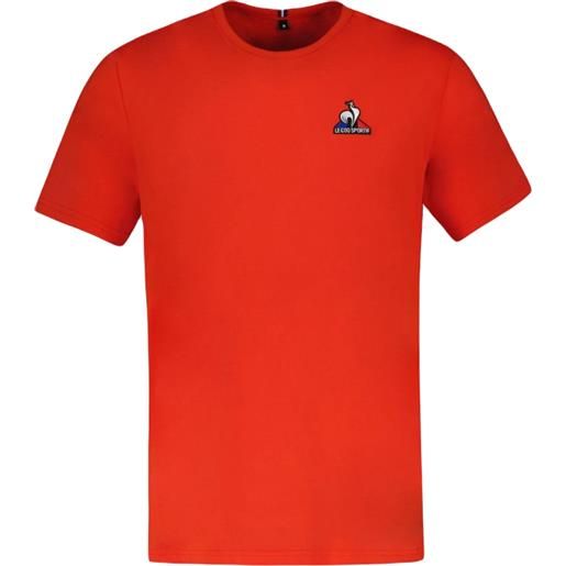 Le Coq Sportif t-shirt da uomo Le Coq Sportif ess tee short sleeve n°4 ss23 - tech red
