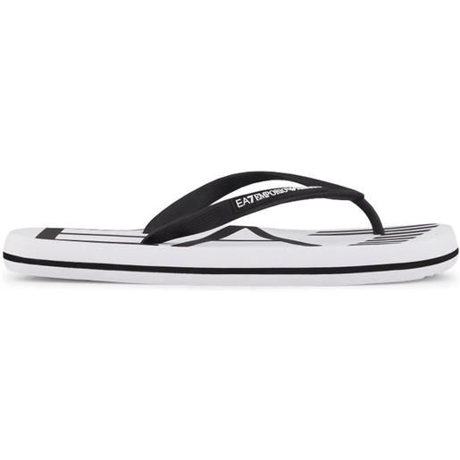 EA7 ciabatte EA7 unisex plastic shoes beachwear - white/black