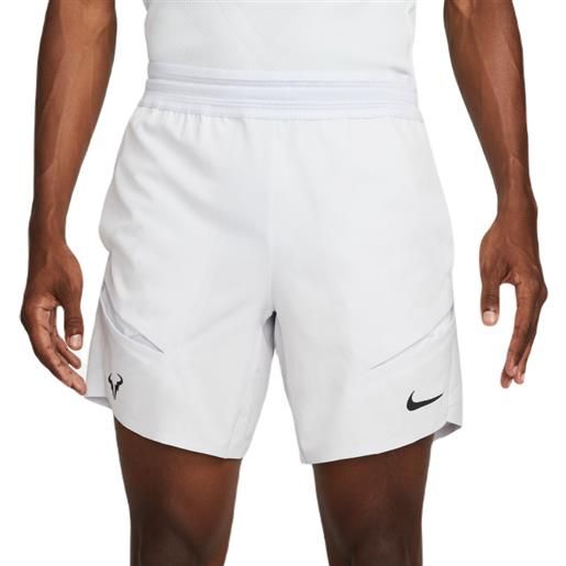 Nike pantaloncini da tennis da uomo Nike court dri-fit advantage short 7in rafa - football grey/black
