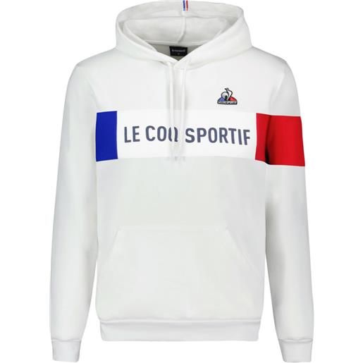 Le Coq Sportif felpa da tennis da uomo Le Coq Sportif bah hoody n°1 ss23 - new optical white