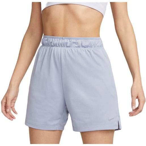 Nike pantaloncini da tennis da donna Nike dri-fit attack mid-rise 5" unlined shorts - indigo haze/gridiron/oxygen purple
