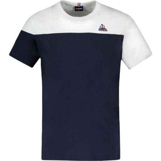 Le Coq Sportif t-shirt da uomo Le Coq Sportif bat tee short sleeve n°3 ss23 - sky captain/new optical white