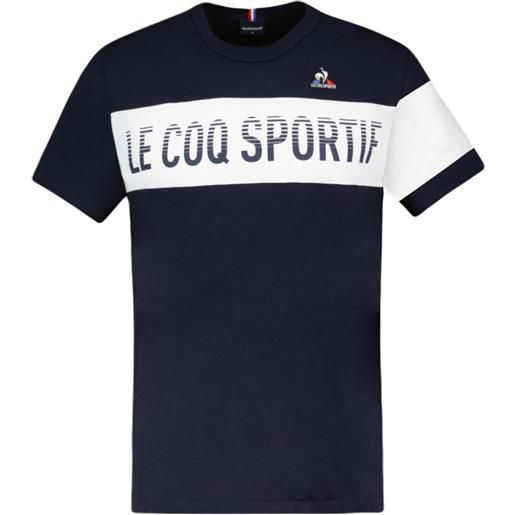 Le Coq Sportif t-shirt da uomo Le Coq Sportif bat tee short sleeve n°2 ss23 - sky captain/new optical white
