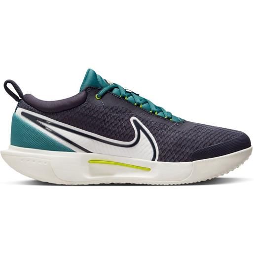 Nike scarpe da tennis da uomo Nike zoom court pro hc - gridirion/sail/mineral teal/bright cactus