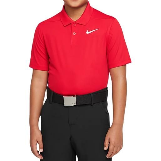 Nike maglietta per ragazzi Nike dri-fit victory golf polo - university red/white