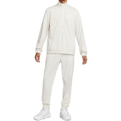 Nike tuta da tennis da uomo Nike sportswear sport essentials track suit - light orewood/white