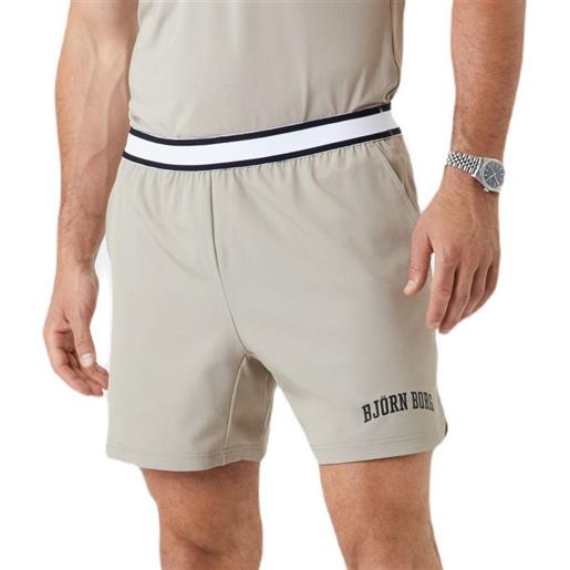 Björn Borg pantaloncini da tennis da uomo Björn Borg borg short graphic shorts - beige