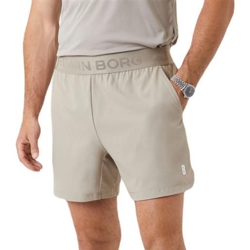 Björn Borg pantaloncini da tennis da uomo Björn Borg ace short shorts - beige
