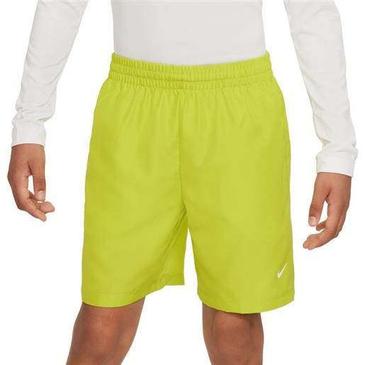 Nike pantaloncini per ragazzi Nike dri-fit multi+ training shorts - bright cactus/white