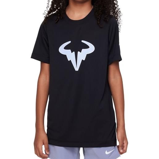 Nike maglietta per ragazzi Nike rafa training t-shirt - black/cobalt bliss