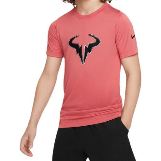 Nike maglietta per ragazzi Nike rafa training t-shirt - adobe/black
