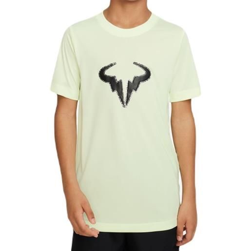 Nike maglietta per ragazzi Nike rafa training t-shirt - barely volt/black