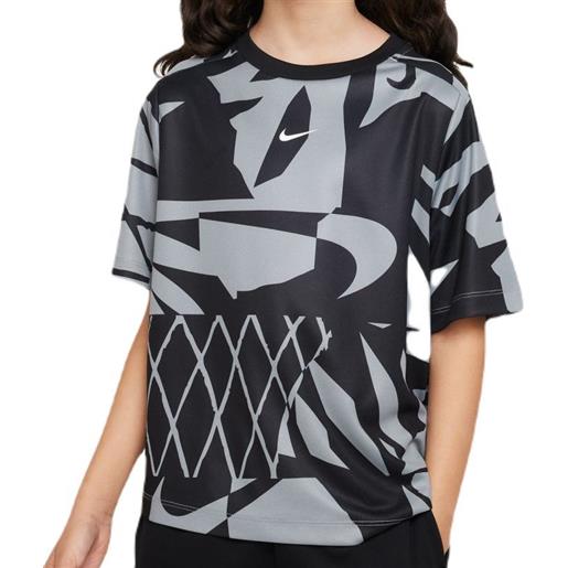 Nike maglietta per ragazzi Nike dri-fit multi+ t-shirt - cool grey/white