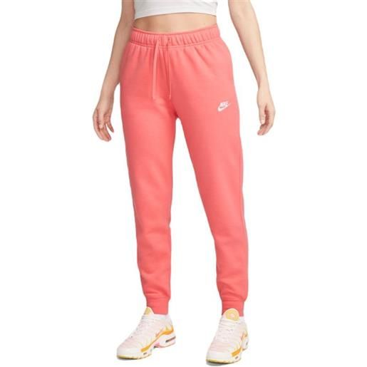 Nike pantaloni da tennis da donna Nike sportswear club fleece pant - sea coral/white
