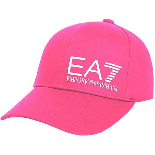 EA7 berretto da tennis EA7 man woven baseball hat - pink yarrow/white