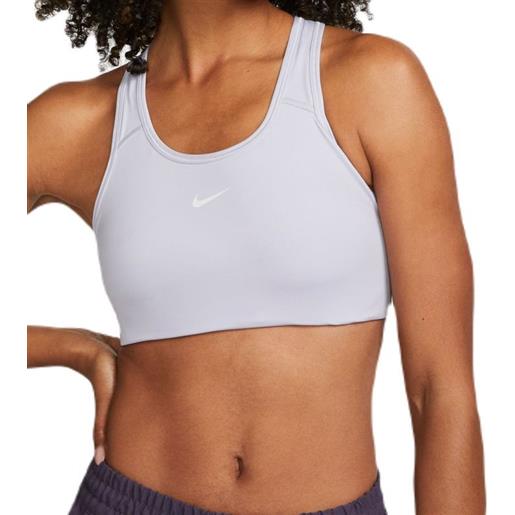 Nike reggiseno Nike swoosh bra pad - oxygen purple/white