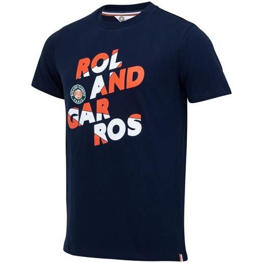 Roland Garros t-shirt da uomo Roland Garros tee shirt made in france - marine