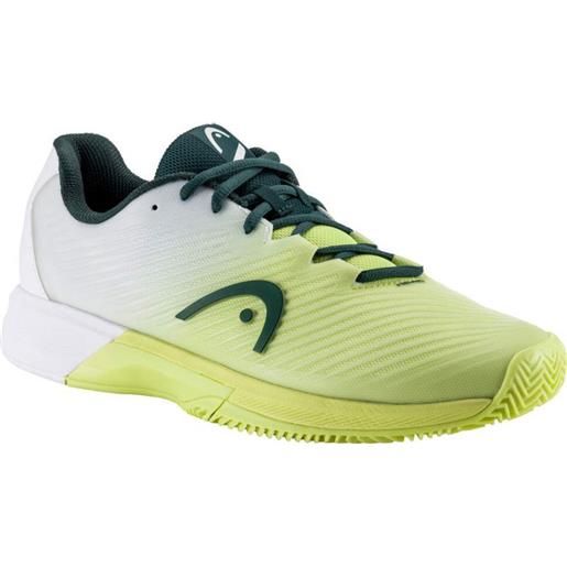 Head scarpe da tennis da uomo Head revolt pro 4.0 clay - light green/white